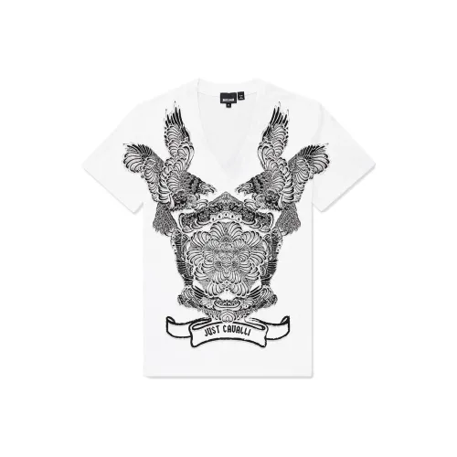 Just Cavalli T-Shirt Мужской Белый