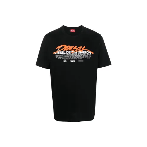 DIESEL Мужские черные T-рубашки