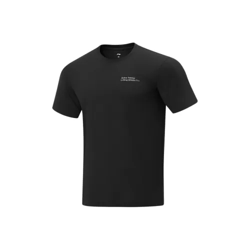 LINING Cool Tea T Черная Мужская Футболка