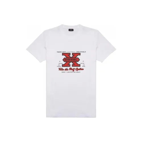 DIESEL Белая Мужская T-Рубашка