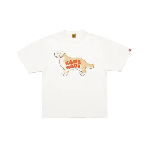 Human Made X Kaws Human Made X Kaws Co Branded Series T-Shirt Unisex White Хуман Мэдд X KAWS Хуман Мэдд X KAWS Co Бренд Серия T-Shirt Унисекс Белый