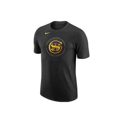 Nike Golden State Warriors Городская Edition T-Shirt Городская Edition Golden State Warriors Мужской Черный