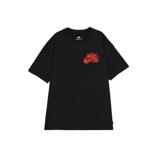 Nike Dragon New Year's Collection Черные Мужские T-Рубашки