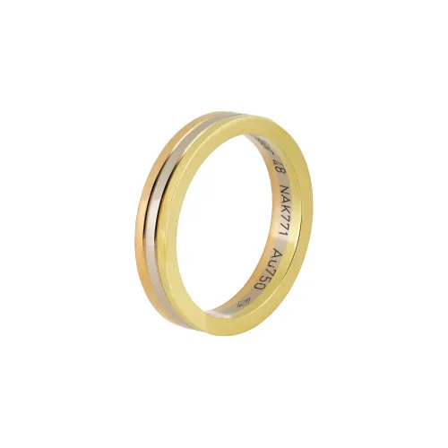 Cartier Обручальное Кольцо Trinity Белое Золото, Желтое Золото, Розовое Золото