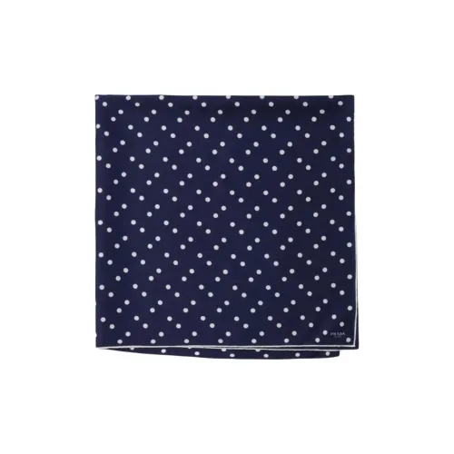 PRADA Шелковые шарфы Женские Морской Синий