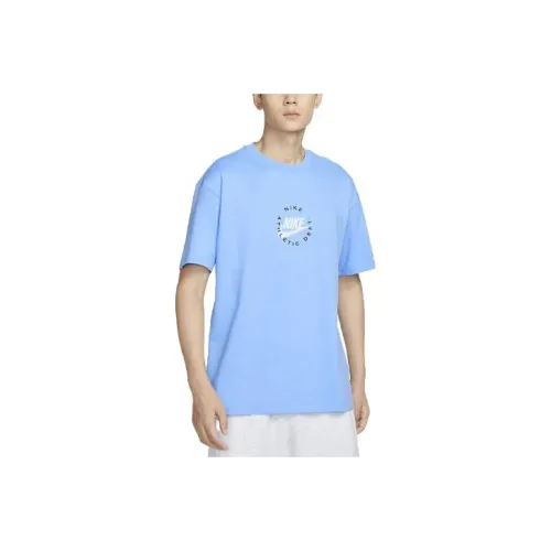 nike Sportswear T-Shirt Мужской Небесно-Синий