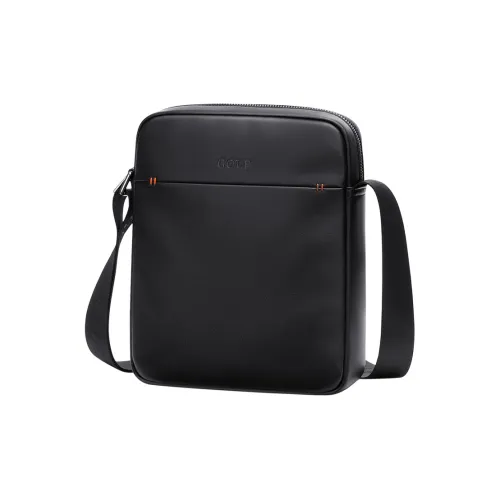 GOLF Телесная коровья кожа с синтетической кожей сумка на плечо мужская черная