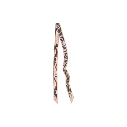 EMILIO PUCCI Вискоза Стразы Кристальный Шелковый Шарф Женский Румяна Бежевый