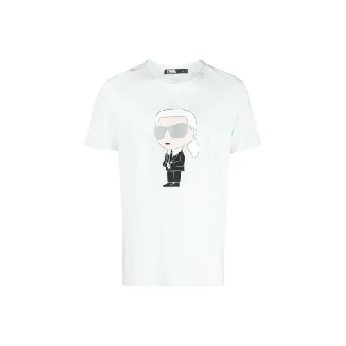 KARL LAGERFELD / Karl Lagerfeld Jeans Светло-синие Мужские T-рубашки