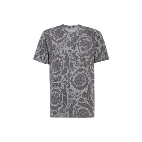 VERSACE Серые Мужские T-Рубашки