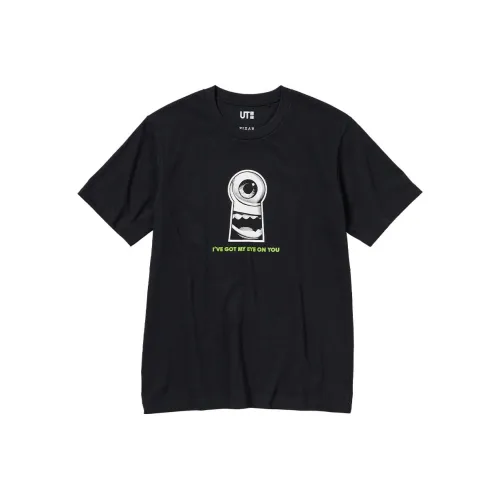 UNIQLO Черная унисекс футболка