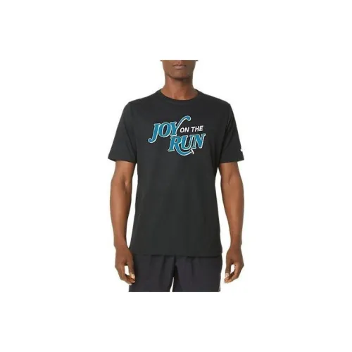 Asics FUN RUN Мужская Черная Футболка