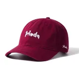 Бургундский [Панда, вышивка, буква, бейсболка]