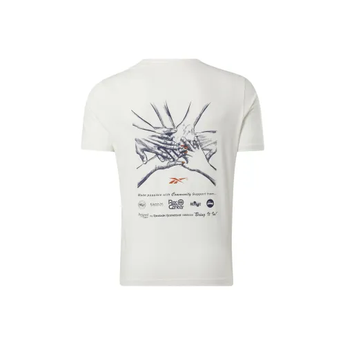 Reebok BB Баскетбол AAWH HOOP T Рубашка Мужская Экрю