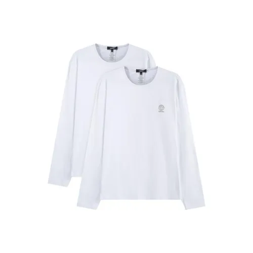 VERSACE SS24 T Рубашка Мужская 2 Пачка Белый