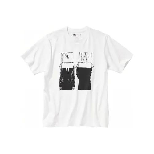UNIQLO x Metal Gear UNIQLO x Metal Gear Co Бренд T-рубашка Унисекс Белый