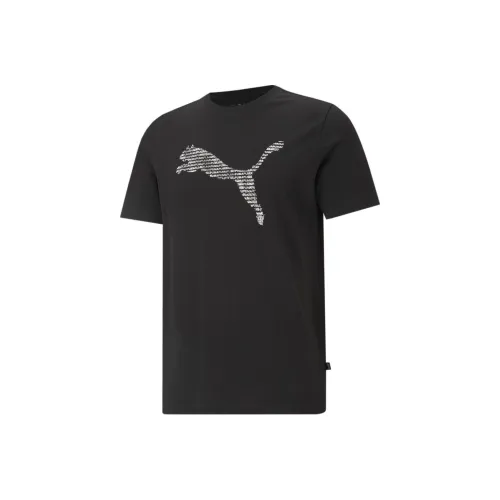 PUMA Cat Basic Черная Мужская T-Рубашка