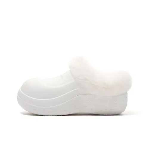 TRAPAR WAVES Домашние тапочки Женские Белые