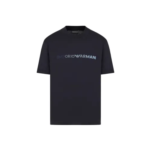 EMPORIO ARMANI Рубашка Мужская Морской Синий