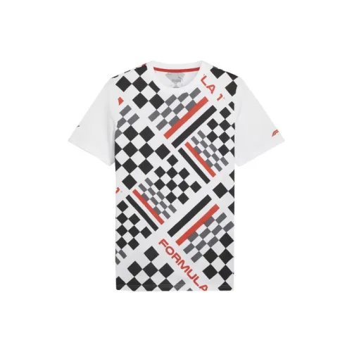 PUMA F1 Белый Мужской T-Рубашка