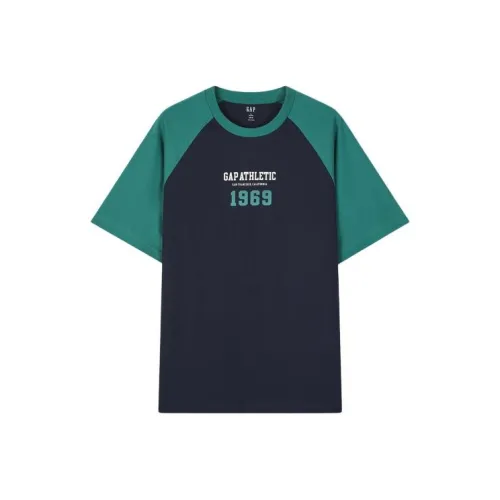 GAP совместная брендированная реглан-рубашка с рукавом унисекс