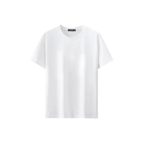 Jean West T-Shirt Стандартный Летний Мужской Белый