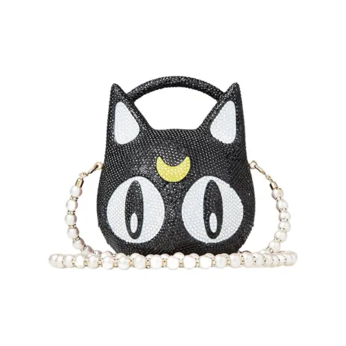 Jimmy Choo Sailor Moon Collaboration Resin Crossbody Clutch Women's Black