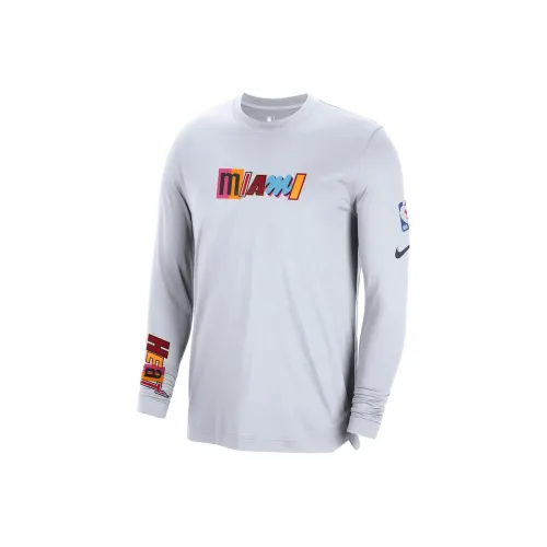 Рубашка Nike T Urban Edition 2022 Season Miami Heat мужская серая