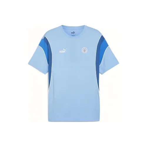 PUMA Manchester City FtblArchive T-Shirt Мужской Светло-Синий