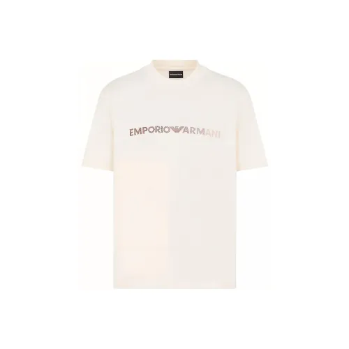 EMPORIO ARMANI Рубашка Мужская Бежевая