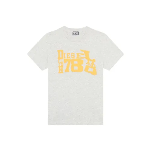 DIESEL Серый Мужской T-Рубашки
