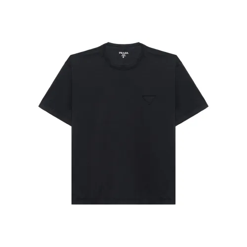 PRADA Мужские черные T-рубашки
