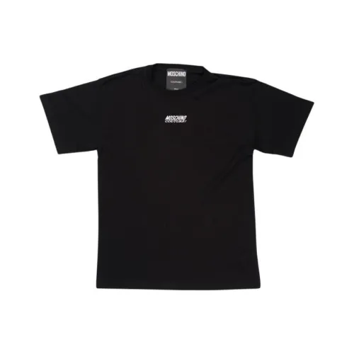 MOSCHINO Мужские черные T-рубашки