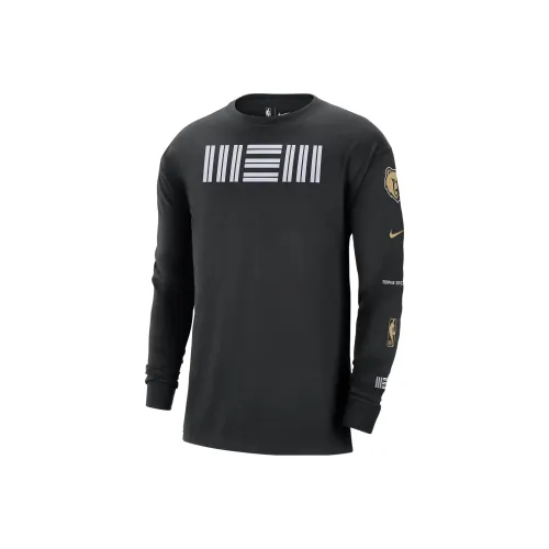 Nike Memphis Grizzlies 2023 24 Городская Edition T-Shirt Городская Edition 2023 24 Memphis Grizzlies Мужская Черная