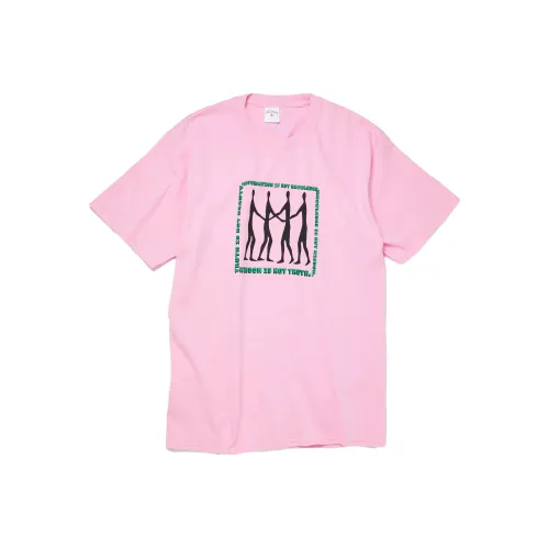 NOAH совместная розовая мужская футболка T-Shirt