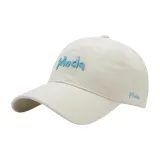 Белый панда, вышивка, буква, бейсболка