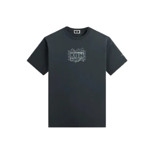 KITH x New York Botanical Garden Рукав с спущенным плечом T-рубашка Мужская Синие Серые