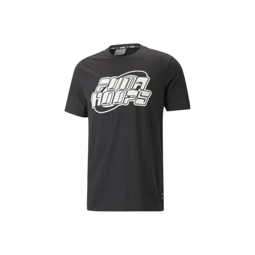 PUMA Perimeter Баскетбольная футболка T-Shirt Рубашка Мужская Черная