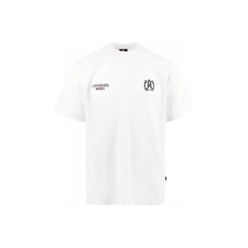 WHOOSIS AFGK Co Бренд Белый Унисекс Футболка