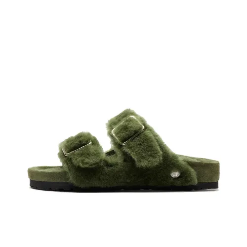 Birkenstock 1774 Слипоны Женские Лесной Зеленый Узкая Версия