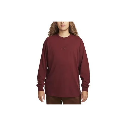 nike Длинный рукав Т-рубашка Т-рубашка Мужская Красная