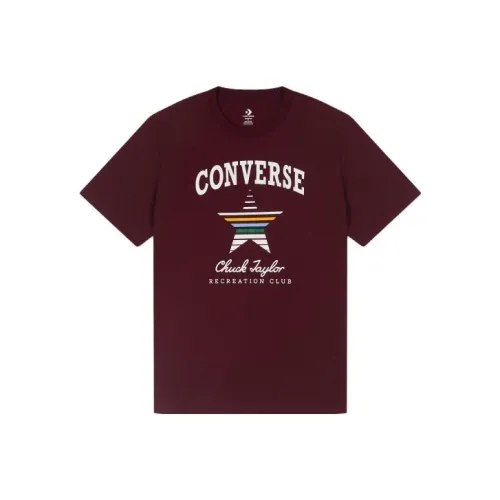 Конверс All Star Chuck Taylor T-Shirt Унисекс Бордовый