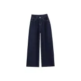 Темно-синий, длина до щиколотки