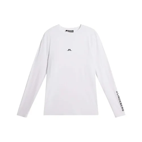 J.Lindeberg Thor Длинный рукав Т-рубашка Мужская Белая
