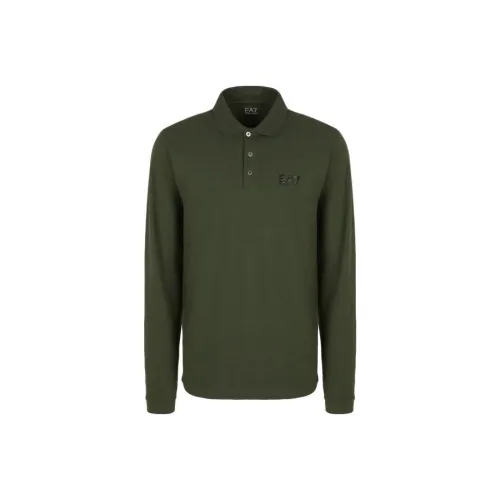 EMPORIO ARMANI EA7 T Рубашка Мужская Зеленая