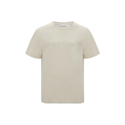JW Anderson Бежевые Мужские T-рубашки