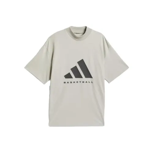Adidas Баскетбол Серый Унисекс Футболка