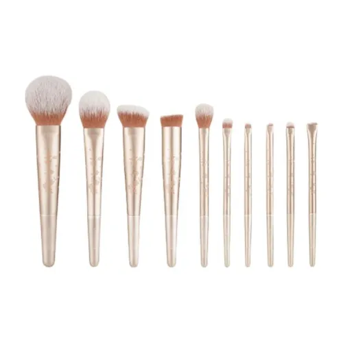 XIBI Длинный деревянный бионический волокнистый искусственный кисть для макияжа набор деталей 10 шт