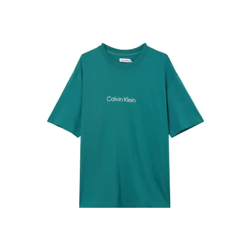 Calvin Klein T-рубашка мужская темно-озерно-голубая