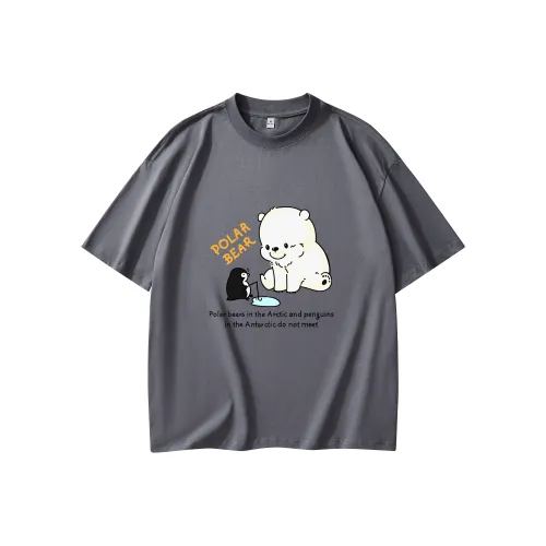 Белый медведь Унисекс Футболка